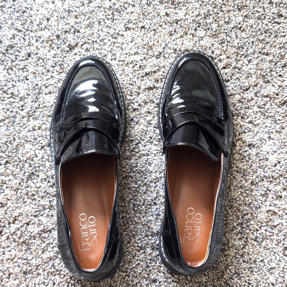 Black Franco Sarto Loafers